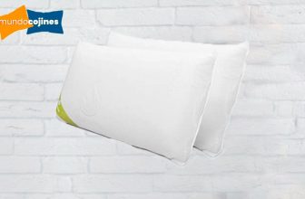 dos almohadas viscoelastica de aloe vera blancas
